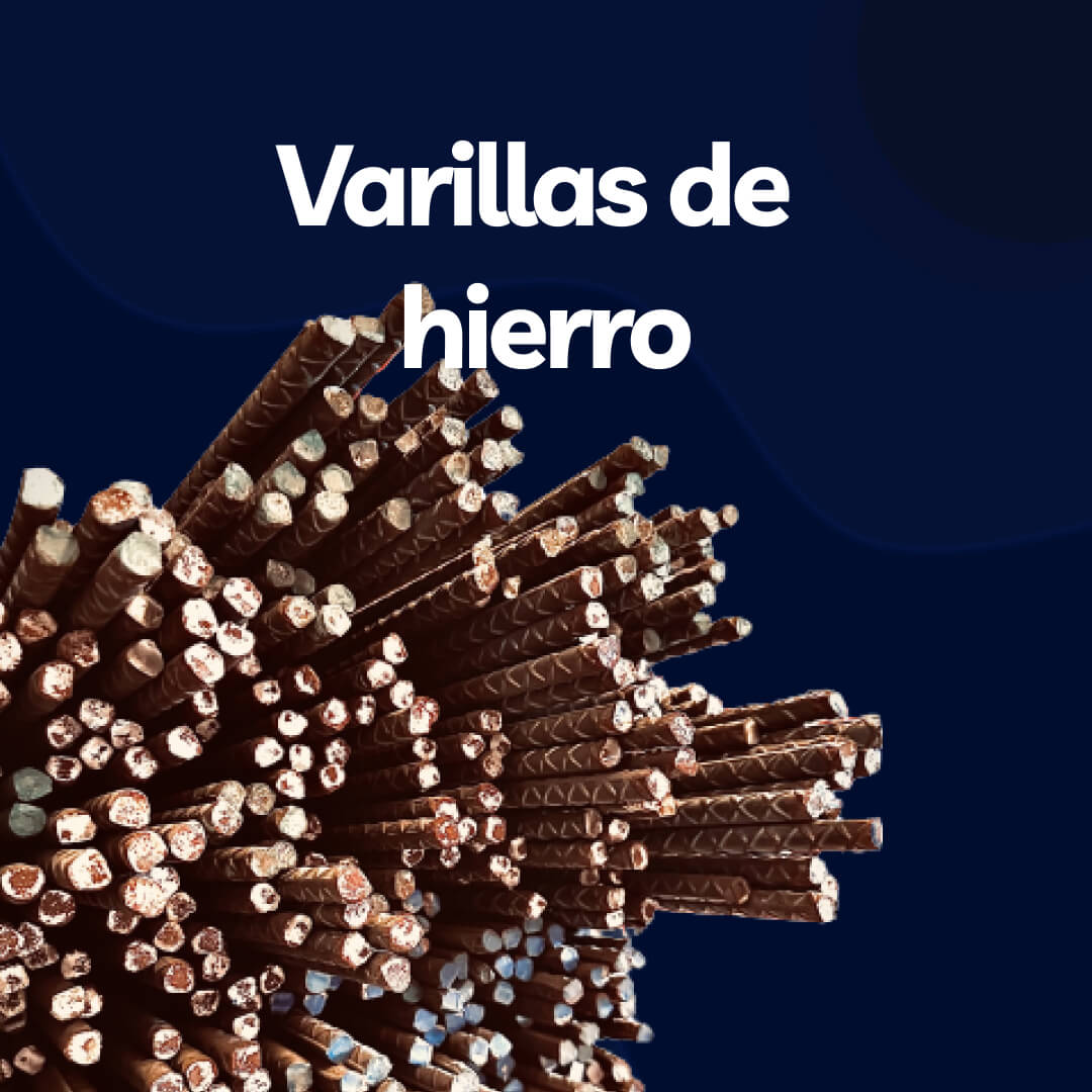 Varillas de hierro disponibles en Morales Izabal